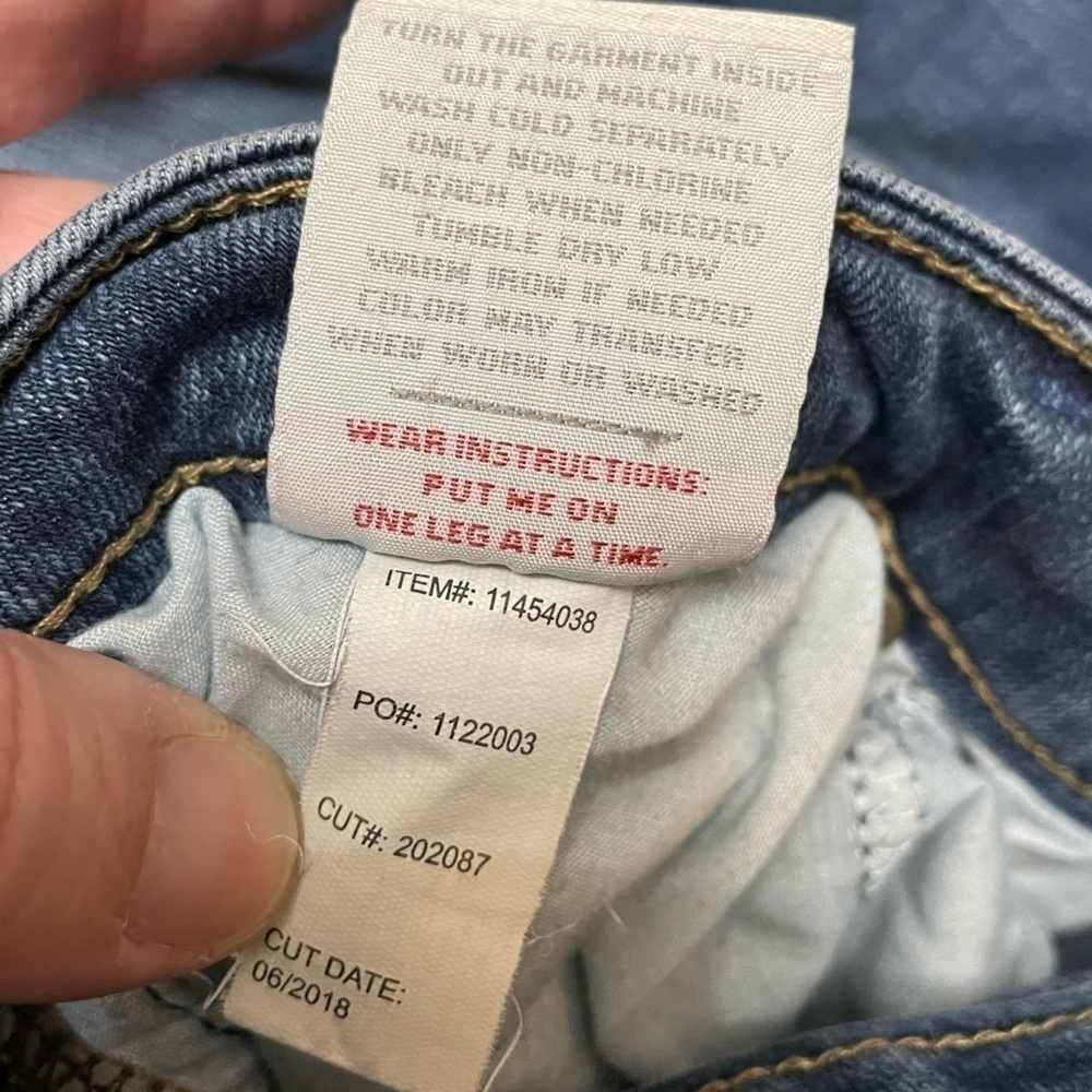 Torrid Patchwork Distressed Straight Leg Ripped J… - image 8